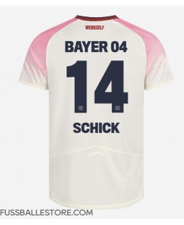 Günstige Bayer Leverkusen Patrik Schick #14 Auswärtstrikot 2025-26 Kurzarm